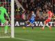 Luismi Cruz durante el partido ante el Almería