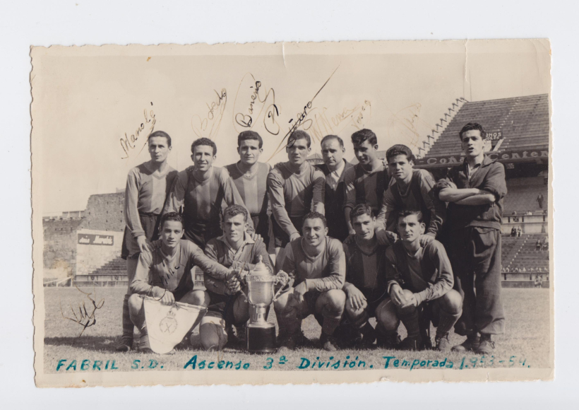 El Fabril que logró su primer ascenso a Tercera en la temporada 1953-54