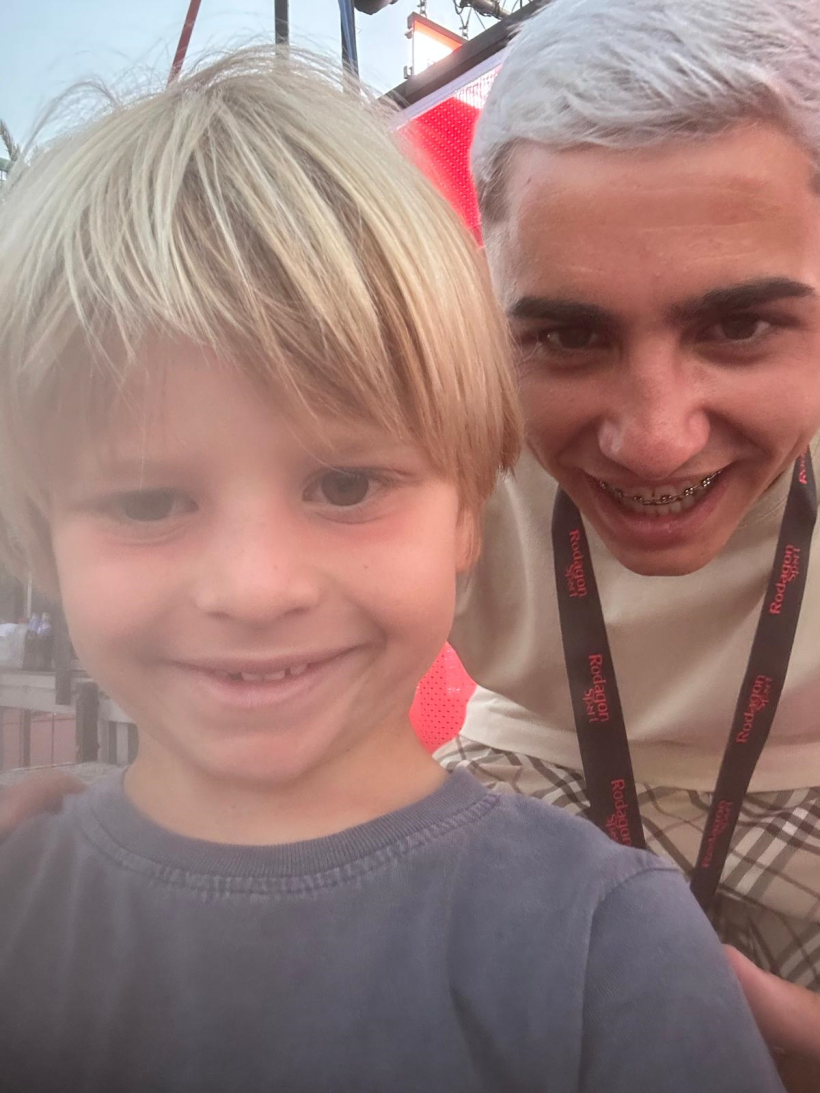 Yeremay y el hijo de Borja Perez