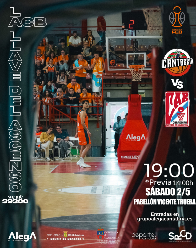 Cartel promocional del Alega Cantabria-Obradoiro
