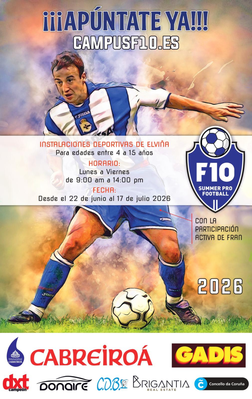 Cartel publicitario del Campus F10