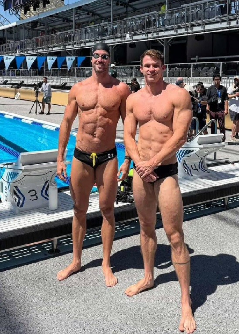 James Magnussen y Ben Proud en los Enhanced Games