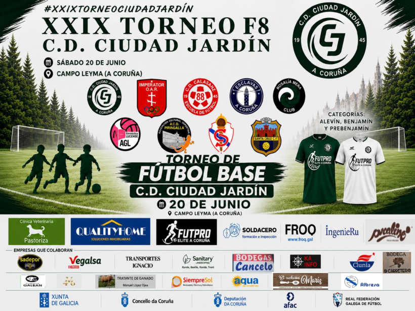 Cartel publicitario del Torneo del Ciudad Jardín