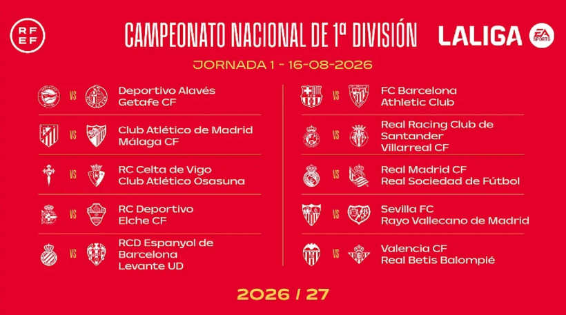 Primera jornada de Primera División 2026-27