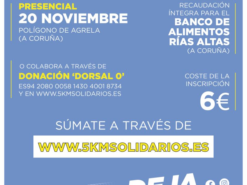 Cartel 5KM Solidarios