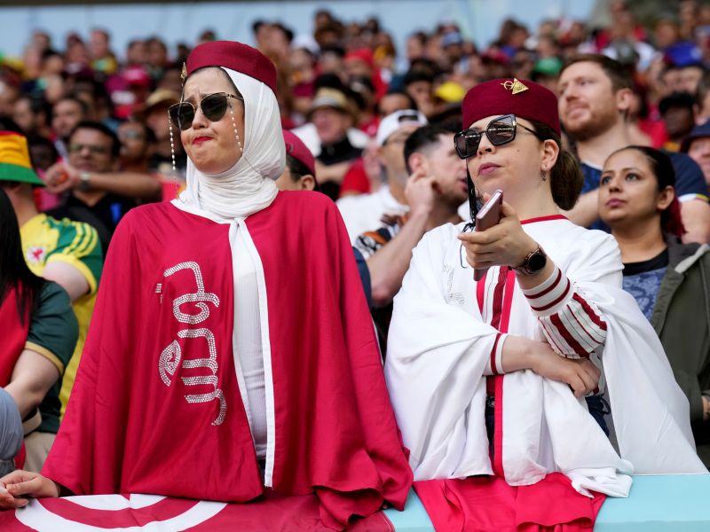 EuropaPress 4836925 26 november 2022 qatar wakrah tunisia fans look dejected during fifa world cup 13075946
