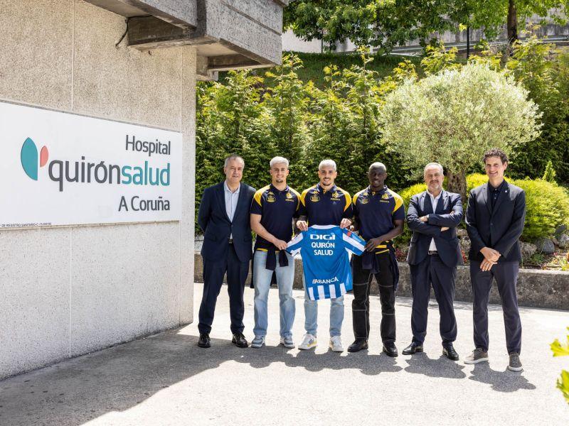 Deportivo visita Quiru00f3nsalud A Coruu00f1a 2