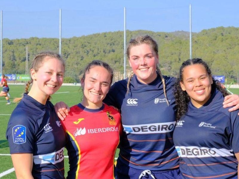 Quen makkinga cecilia huarte kyra elzinga nicky dix espau00f1a pau00edses bajos crat rugby 