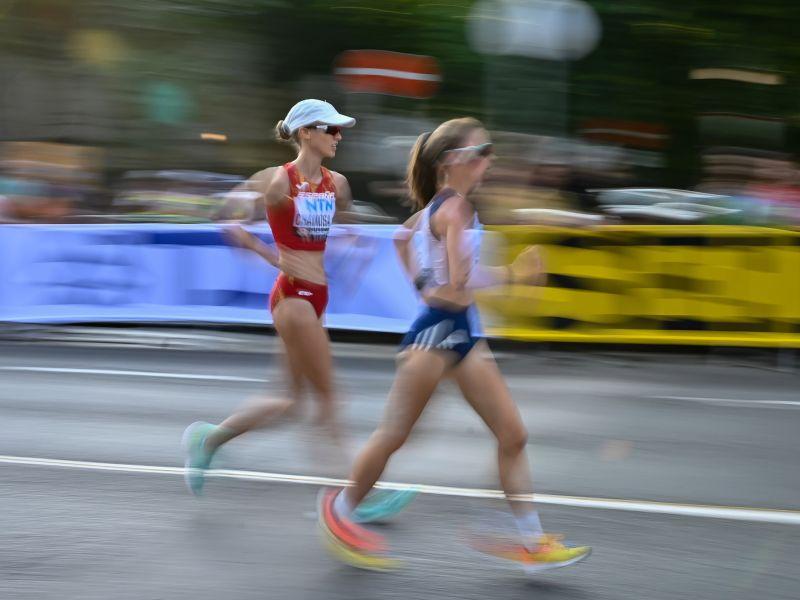 Antu00eda Chamosa, durante su participaciu00f3n en el Mundial de Budapest @Tamas Vasvari