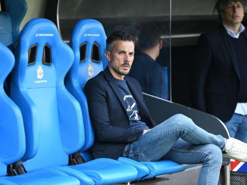 Rubén de la Barrera, en Riazor durante el Deportivo-Algeciras | Foto: Mónica Arcay