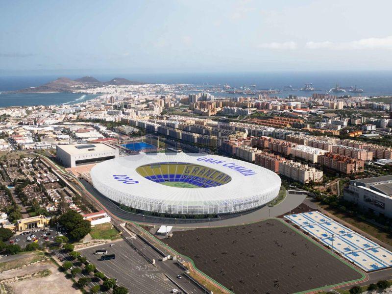 Imagen virtual del proyectado estadio Gran Canaria, en Las Palmas AEC