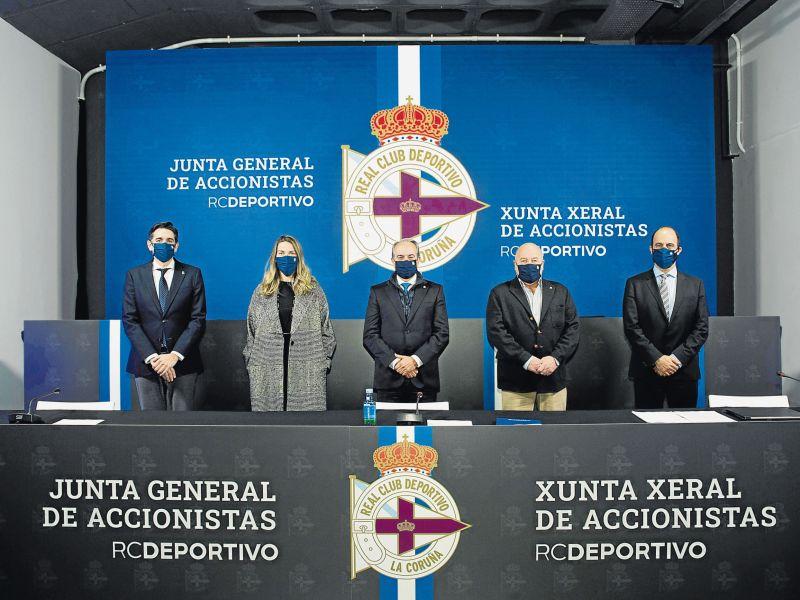 Junta de Accionistas del Deportivo en diciembre de 2021 RCDEPORTIVO