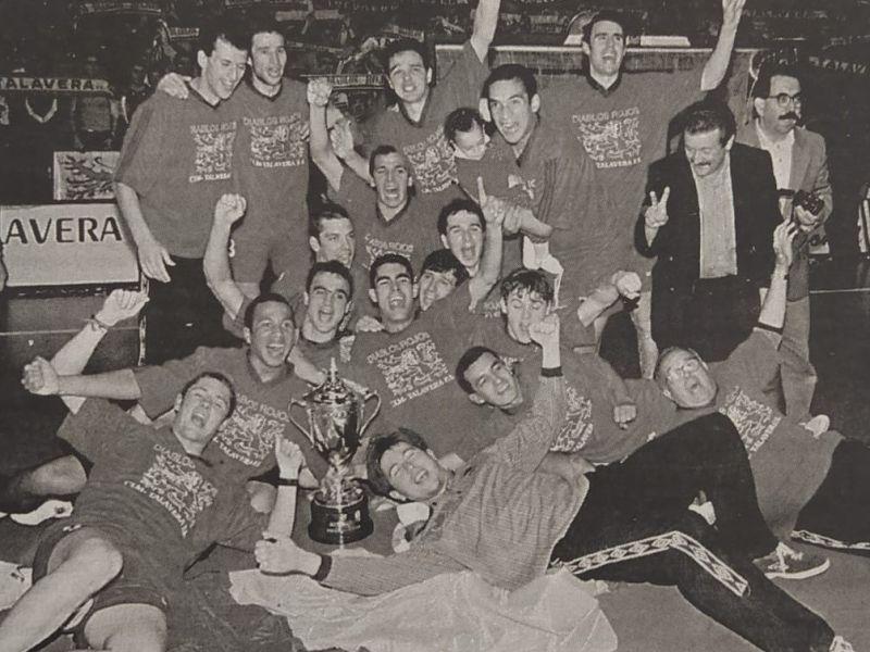 Jugadores y tu00e9cnicos del Talavera