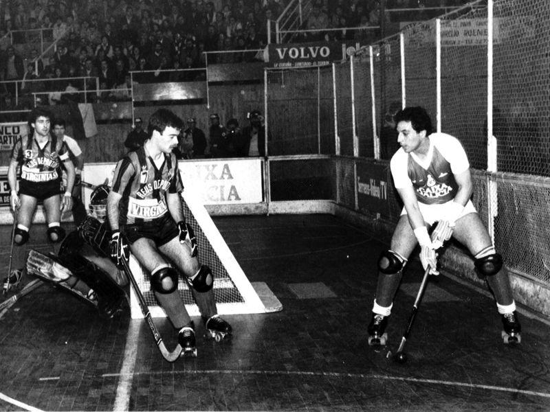 1982 83 Aguu0308ero contra Zabaliu0301a y Alabart (Liceo 2 Reus 1)