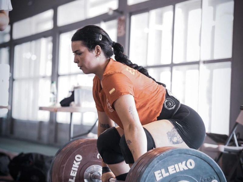 Irene blanco concentracion seleccion espau00f1ola halterofilia 2024 foto lifter media