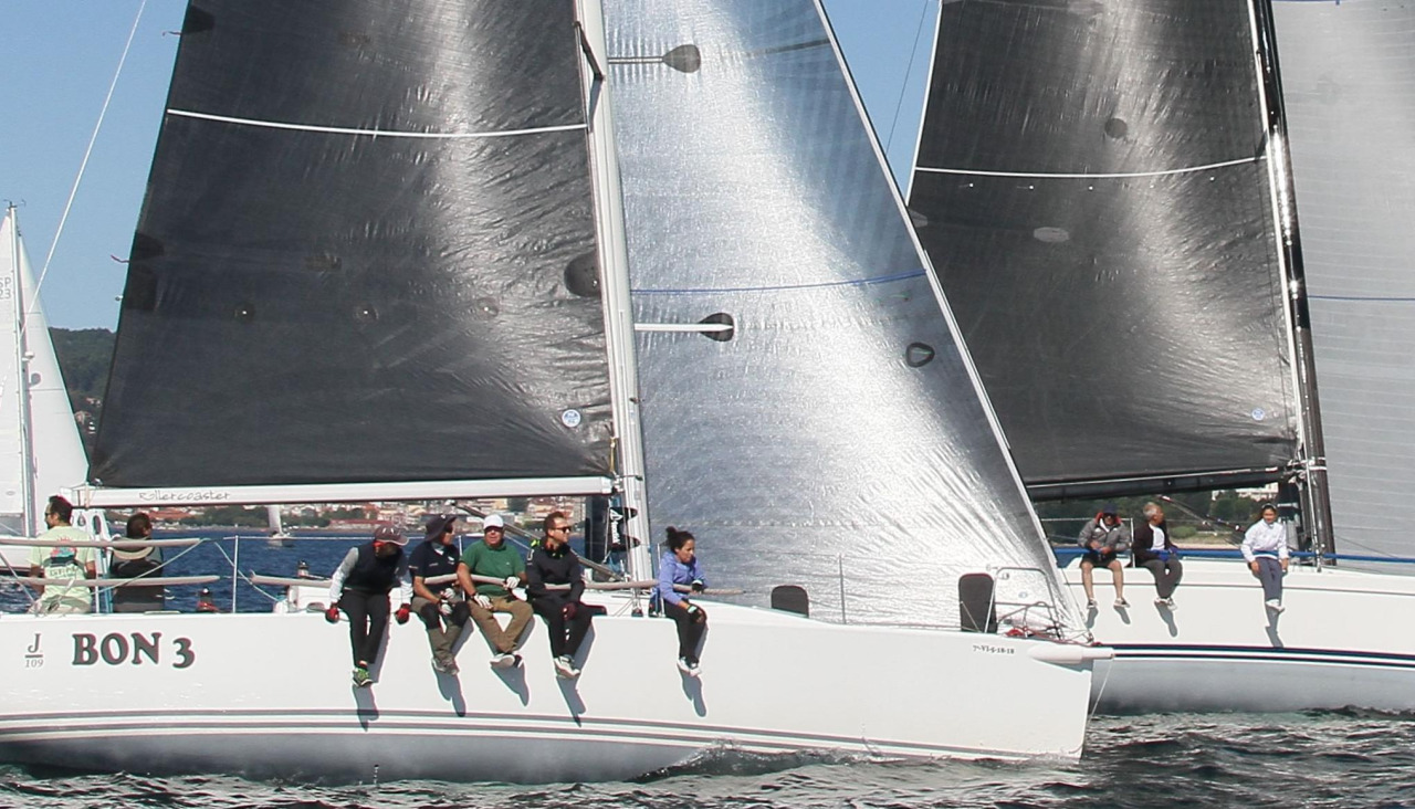 El Bon 3 y el Magical, durante una regata anterior