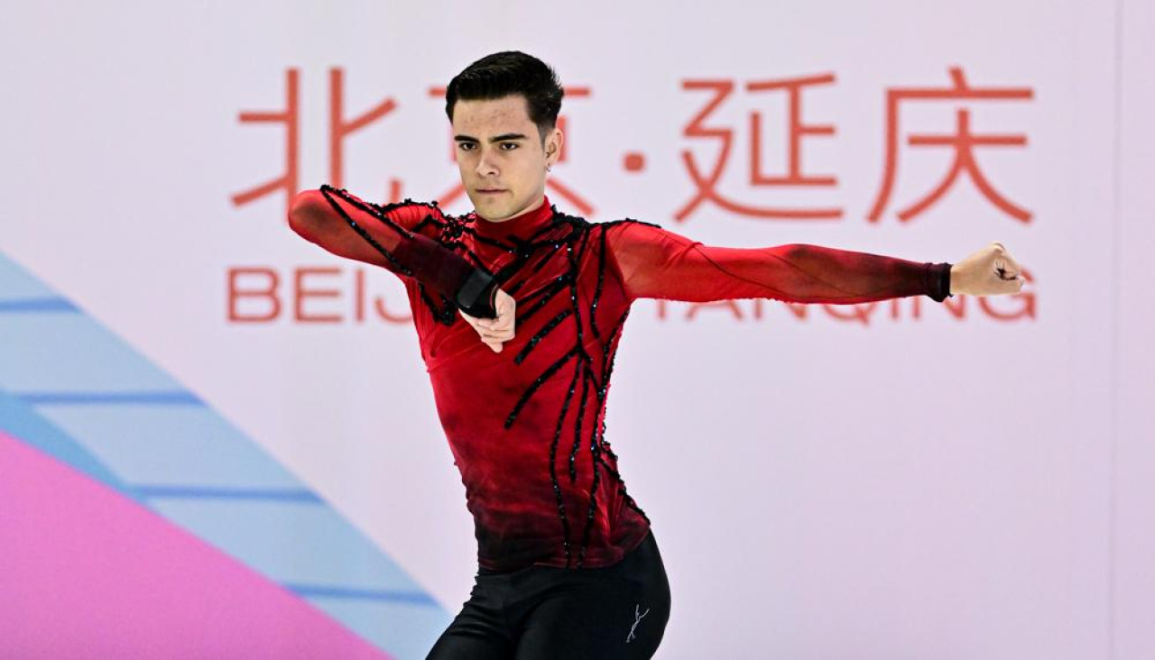 Unai Cereijo durante su participación en el Mundial