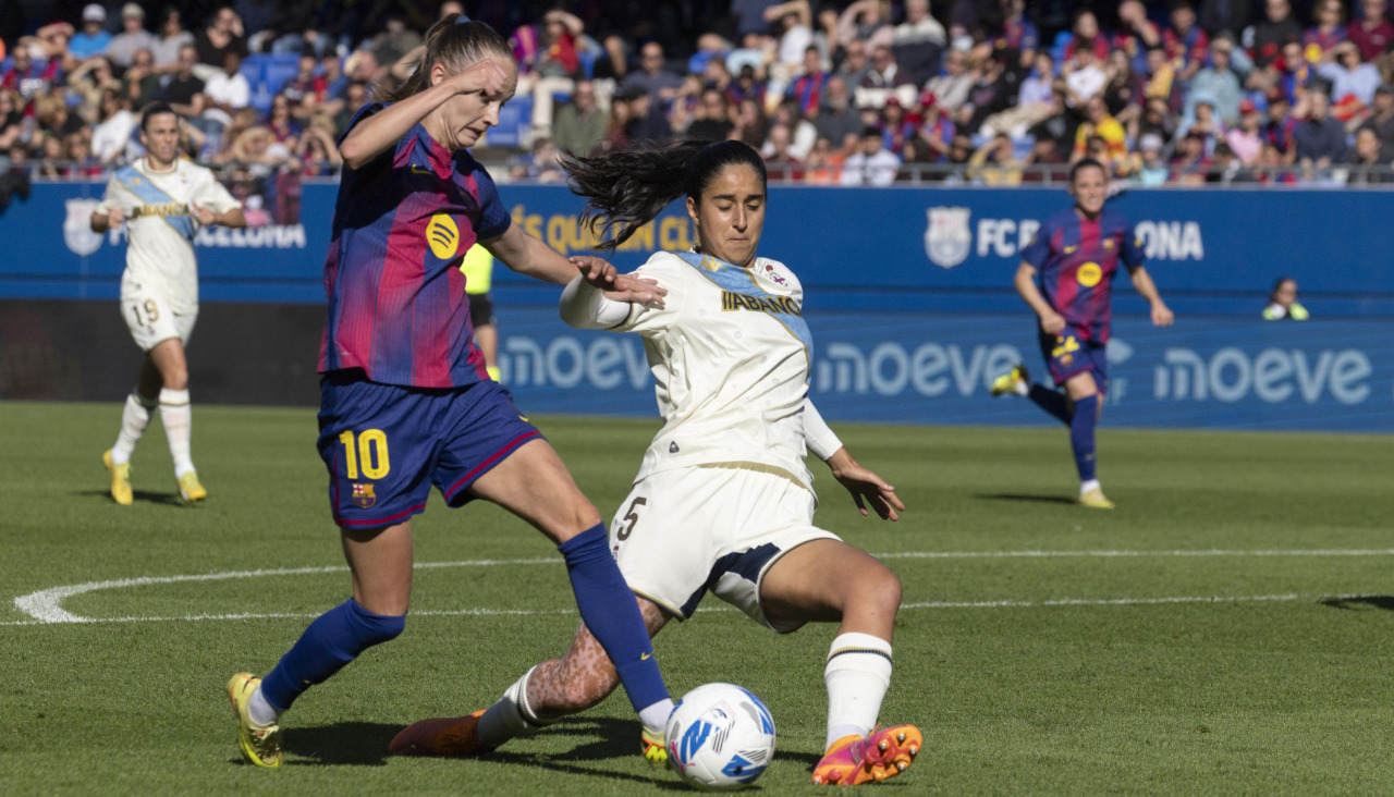 Marina Artero en el Barcelona-Deportivo