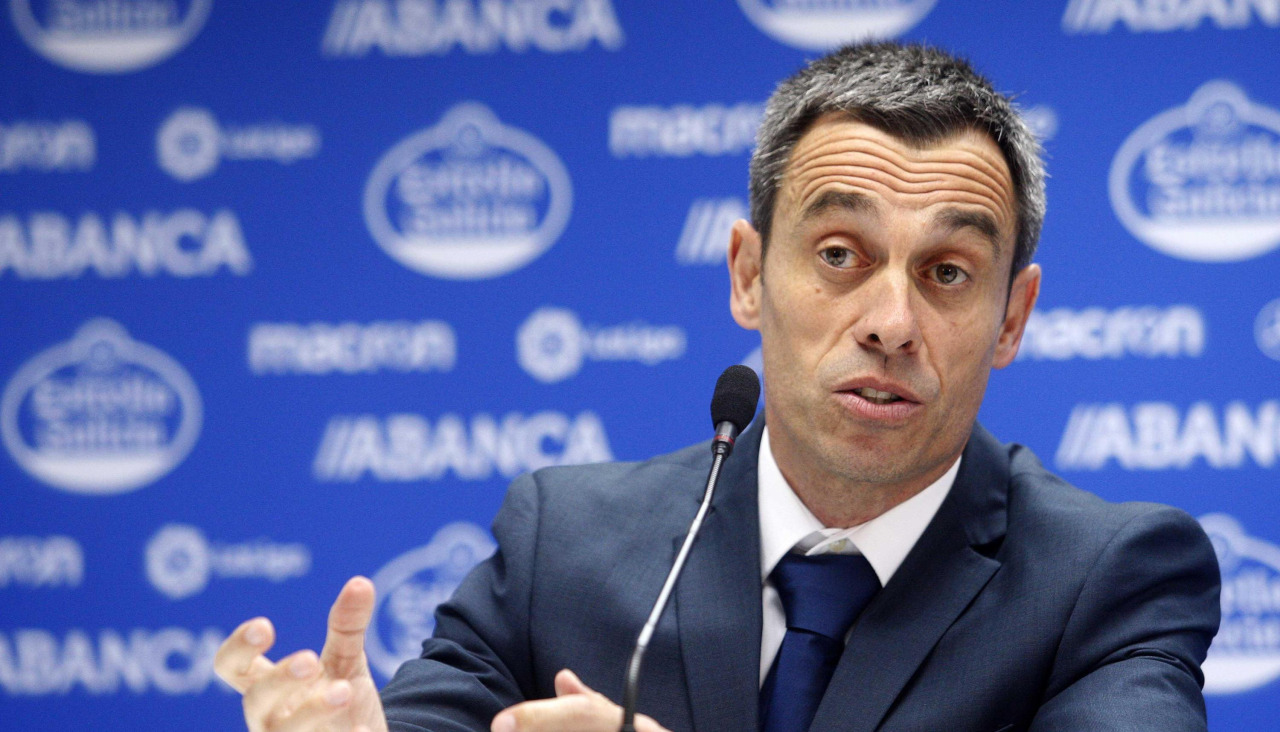 Carmelo del Pozo, durante su etapa como director deportivo del Dépor