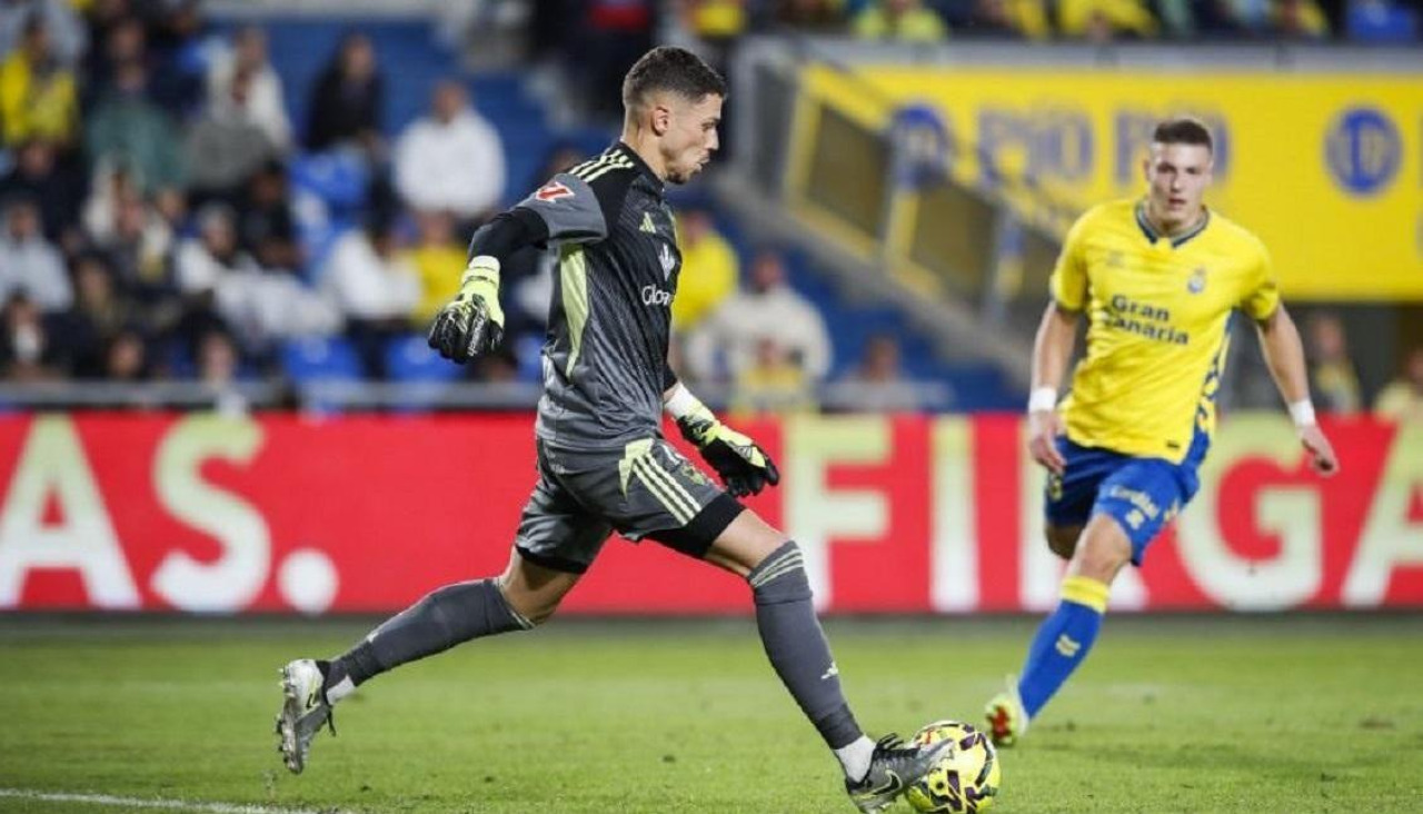 Lizoain fue el titular el pasado fin de semana ante el Las Palmas