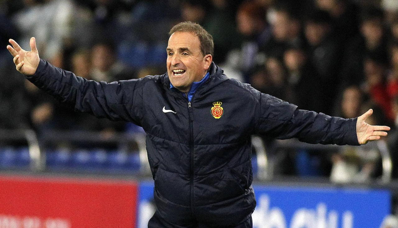 Jagoba Arrasate en el encuentro de Copa del Rey entre Deportivo y Mallorca