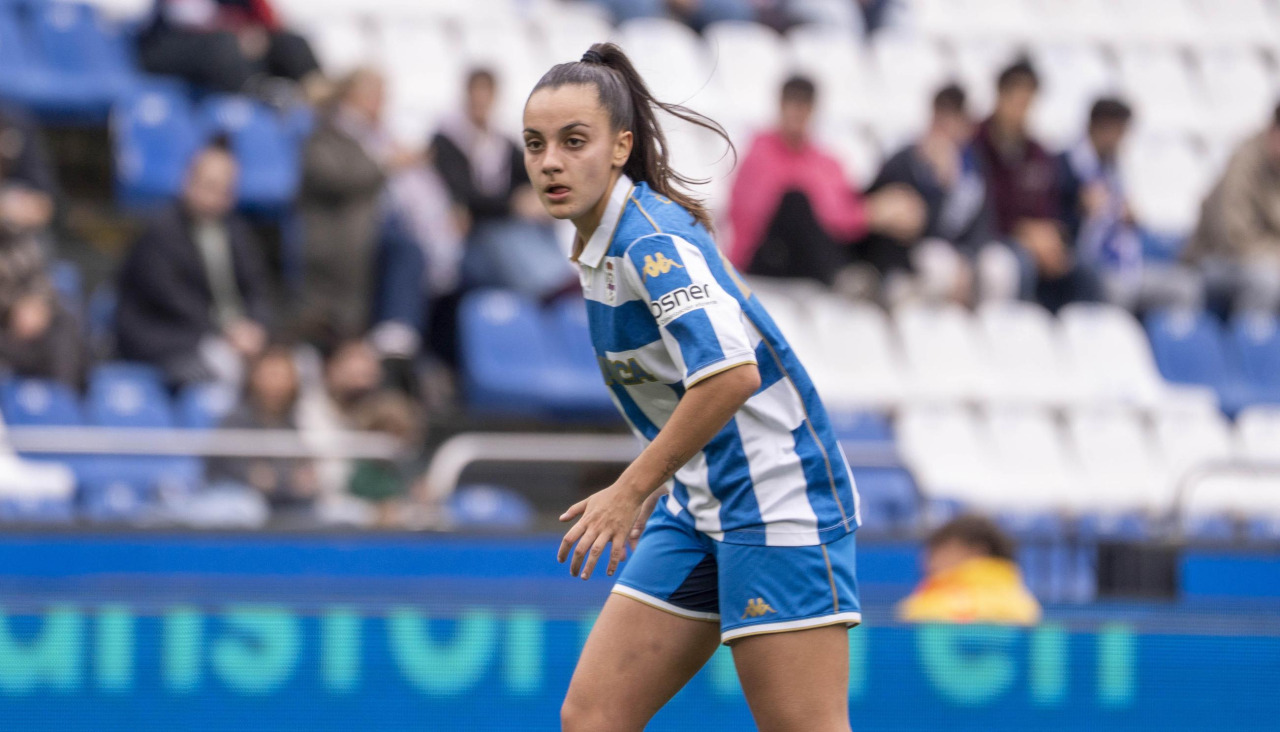 Redru en el encuentro entre Deportivo y Granada