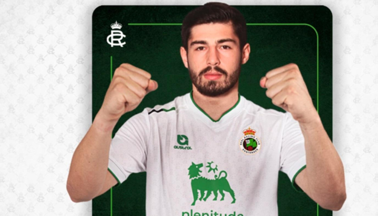 El nuevo delantero del Racing de Santander, Giorgi Guliashvili.