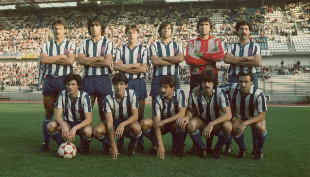 Un once del Deportivo de la temporada 1984-85