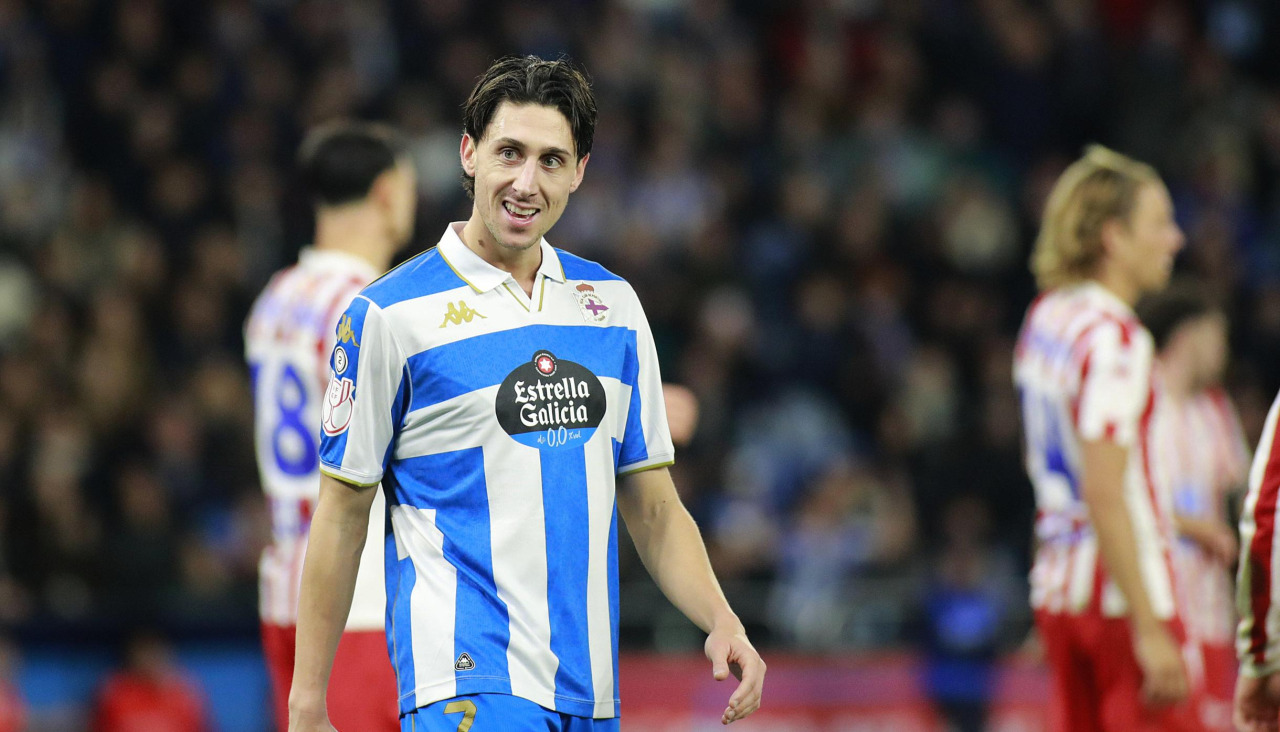 Mulattieri en el encuentro copero ante el Atlético de Madrid