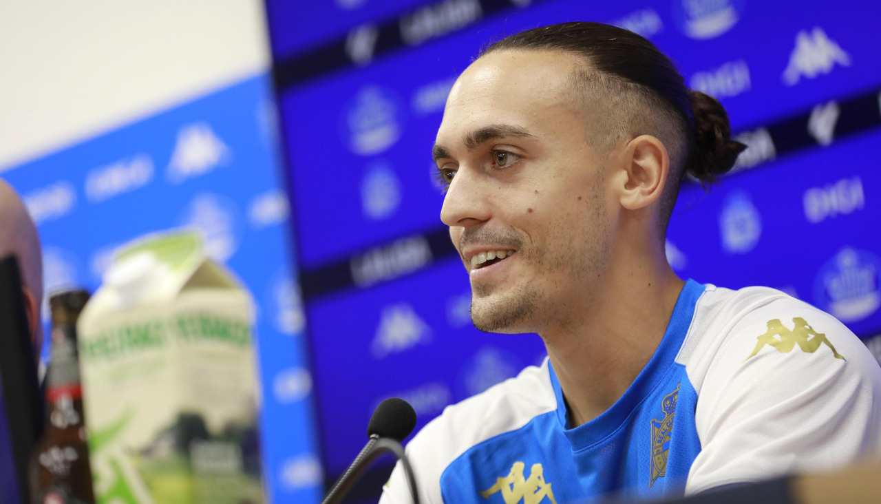 Luismi Cruz, en rueda de prensa
