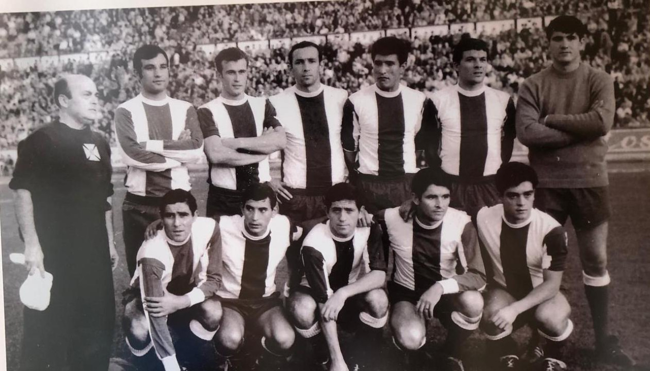 Juanito, durante su etapa en el Deportivo