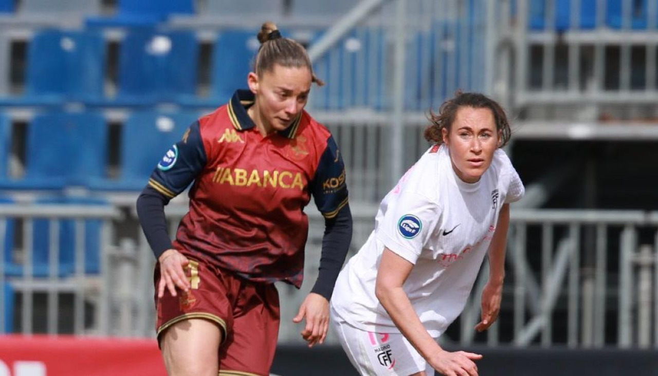 Ainhoa deja atrás a Mendoza en el encuentro ante el Madrid CFF