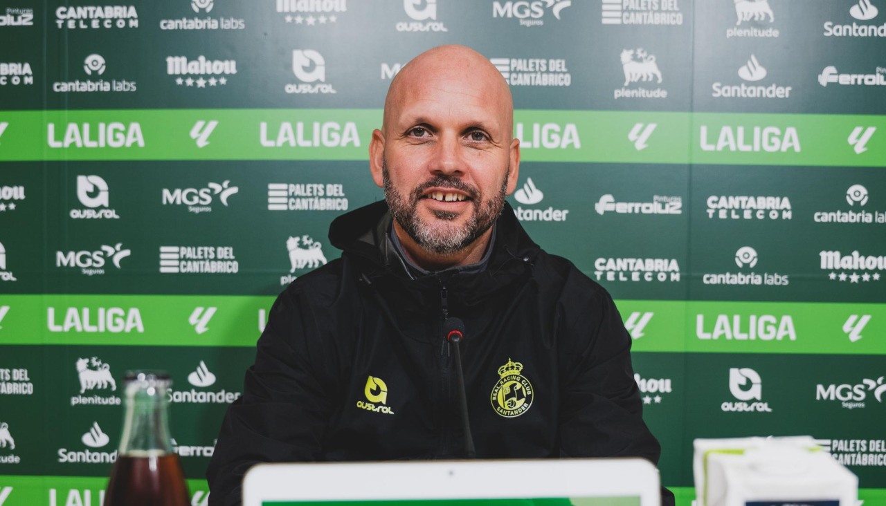 José Alberto, durante la rueda de prensa previa al partido contra el Córdoba