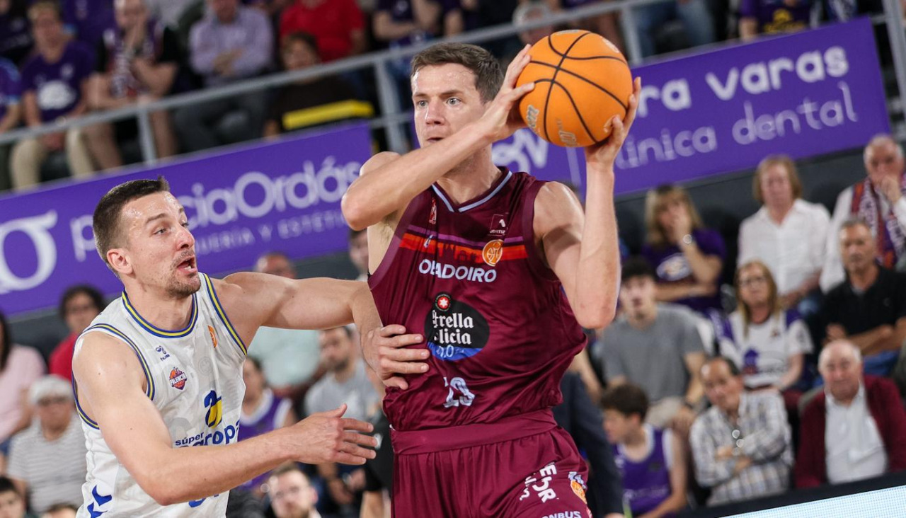 Strahinja Micovic, la pasada temporada con el Obradoiro