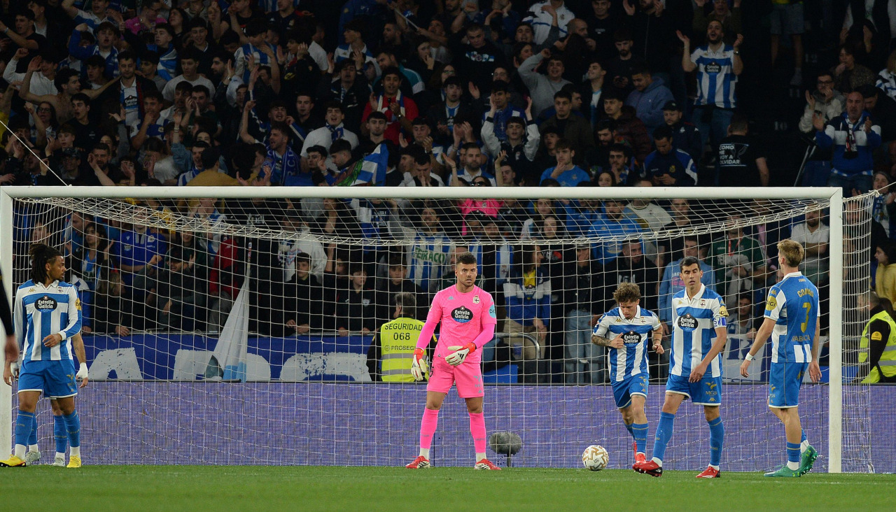 Instante del Dépor-Zaragoza del pasado sábado