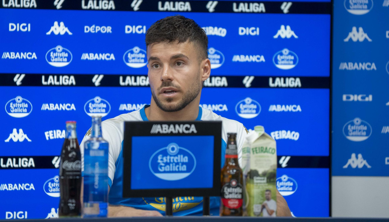 Alvaro Ferllo en la rueda de prensa de este jueves