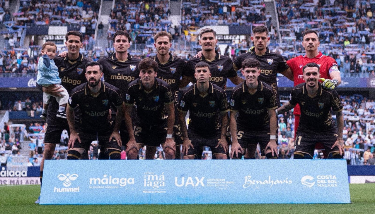 El once del Málaga frente a Las Palmas