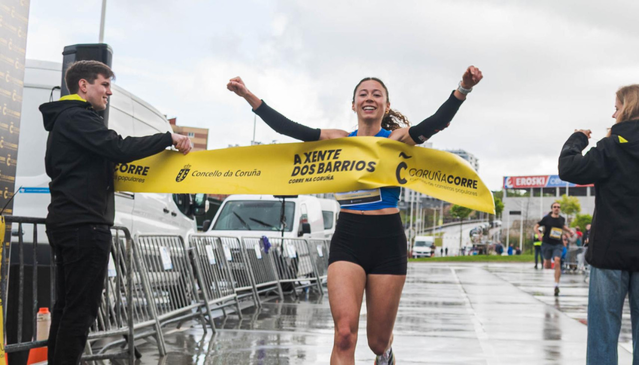 Gran ambiente en una nueva prueba del circuito Coruña Corre