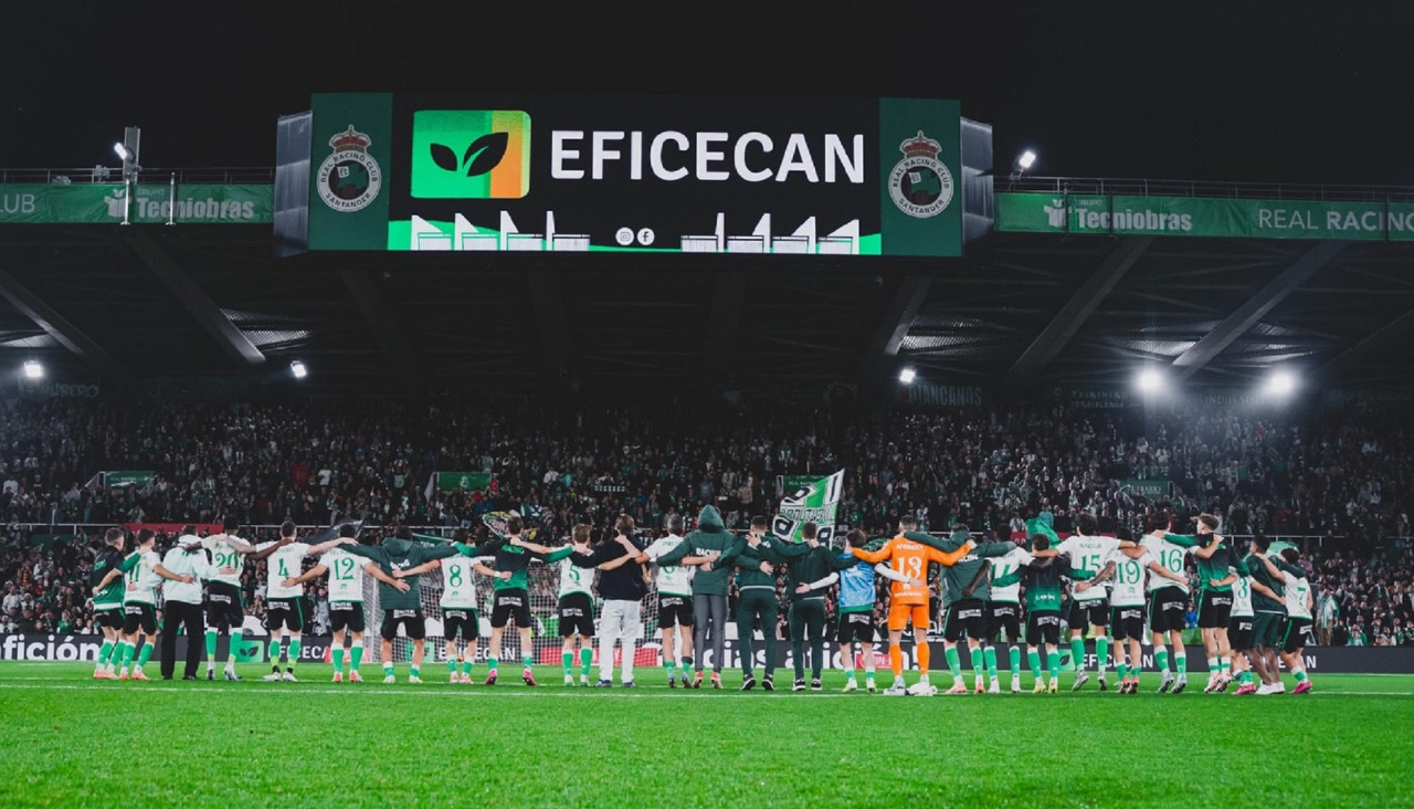 El Racing festeja un triunfo en casa la presente campaña