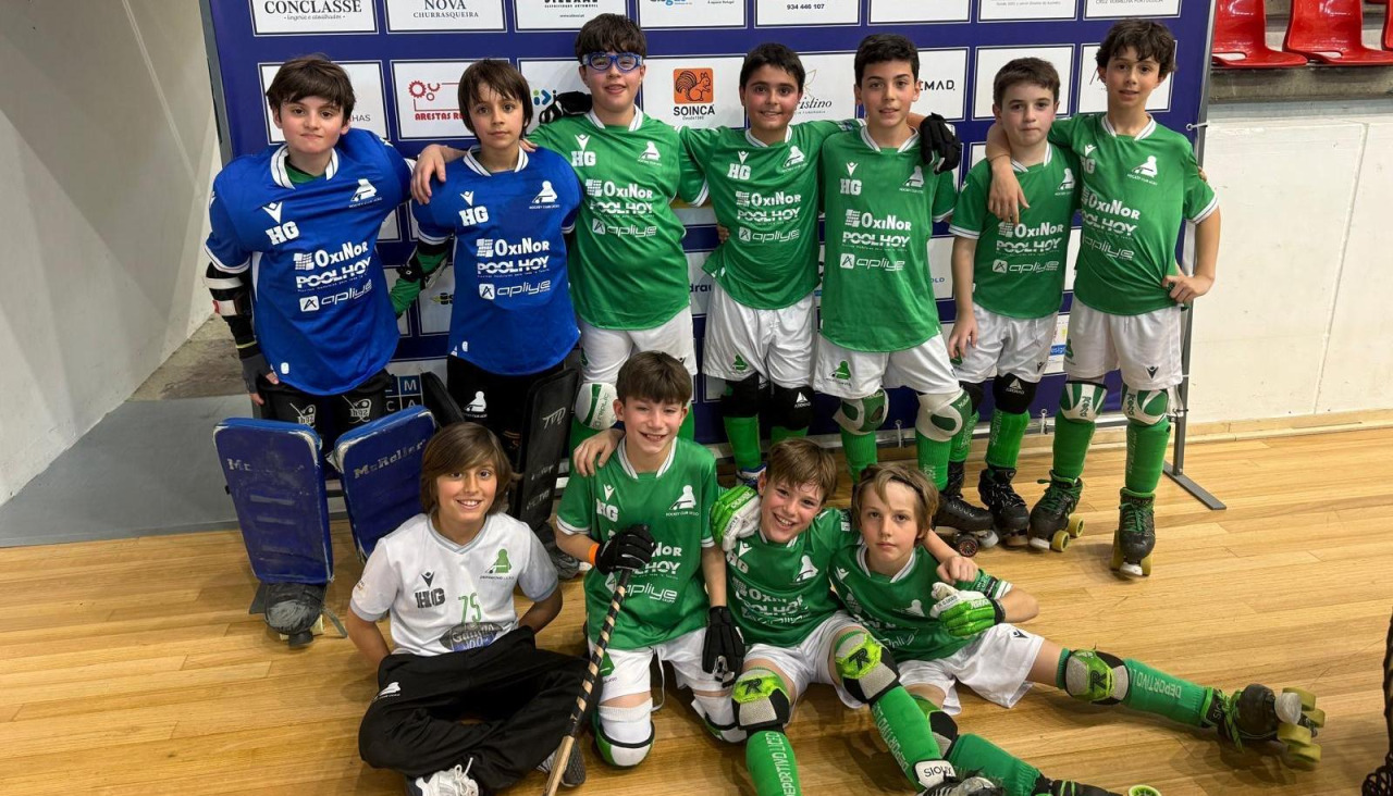 Benjamines del Liceo en Oliveira de Azemeis