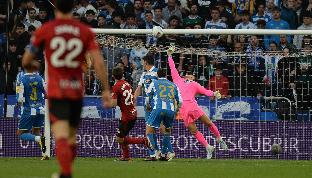 Una de las paradas de Ferllo en el Deportivo-Mirandés
