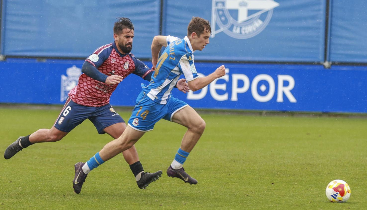 Domínguez en el Fabril-Real Ávila de la primera vuelta