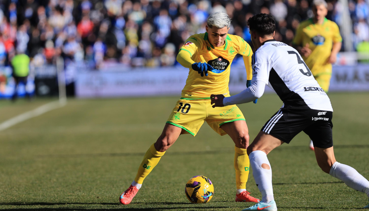 Yeremay, durante el partido de la temporada pasada en El Plantío