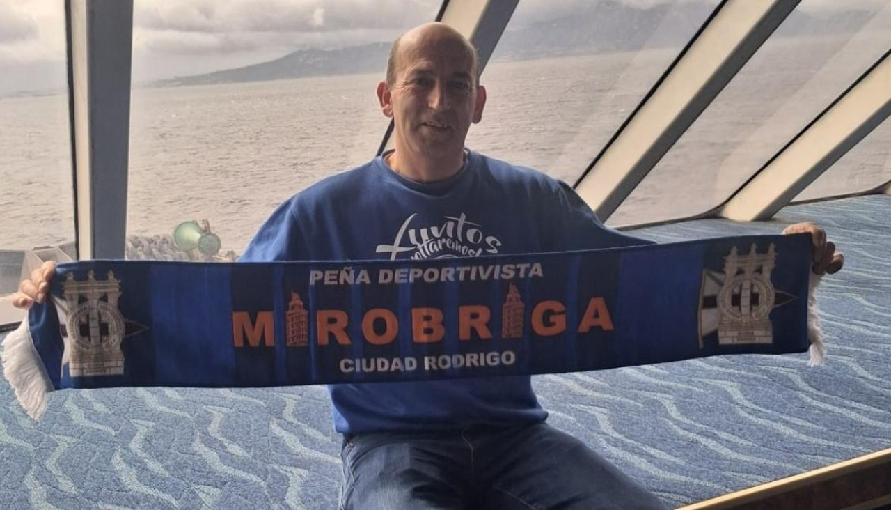 José Luis, en el ferry para Ceuta