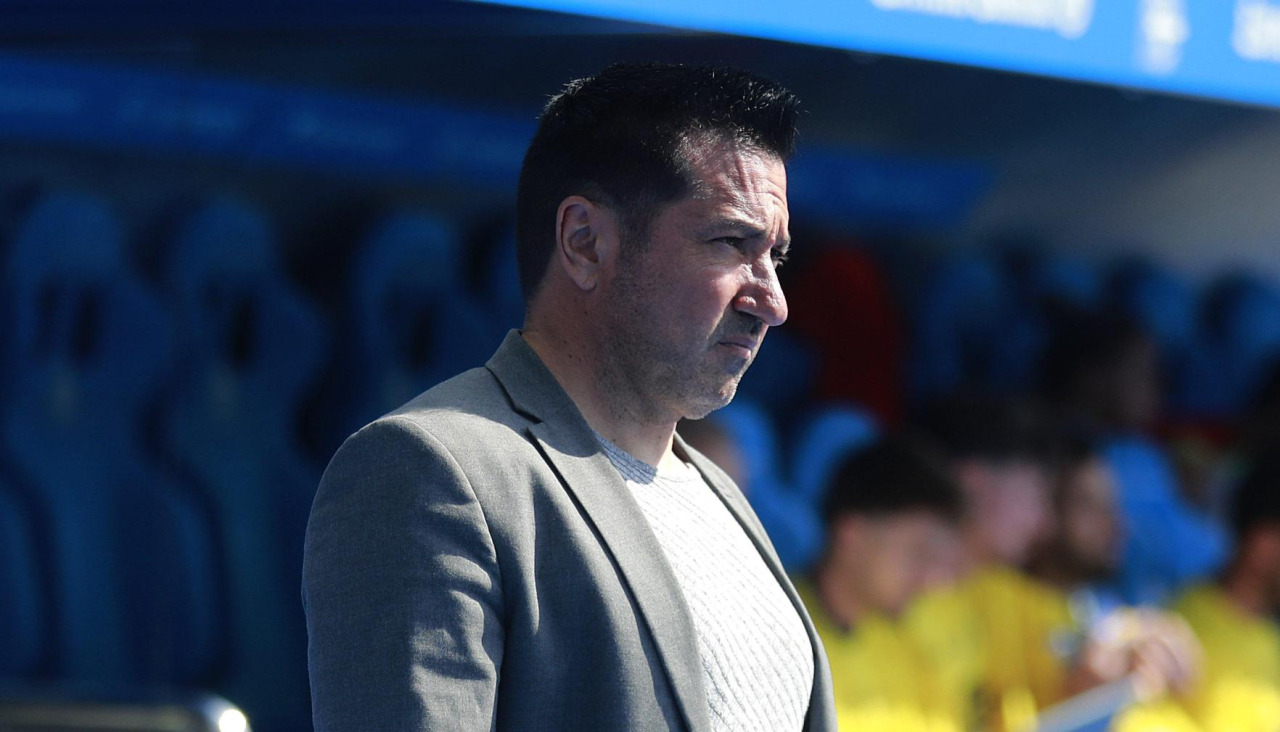 Fran Alonso en un partido de esta temporada
