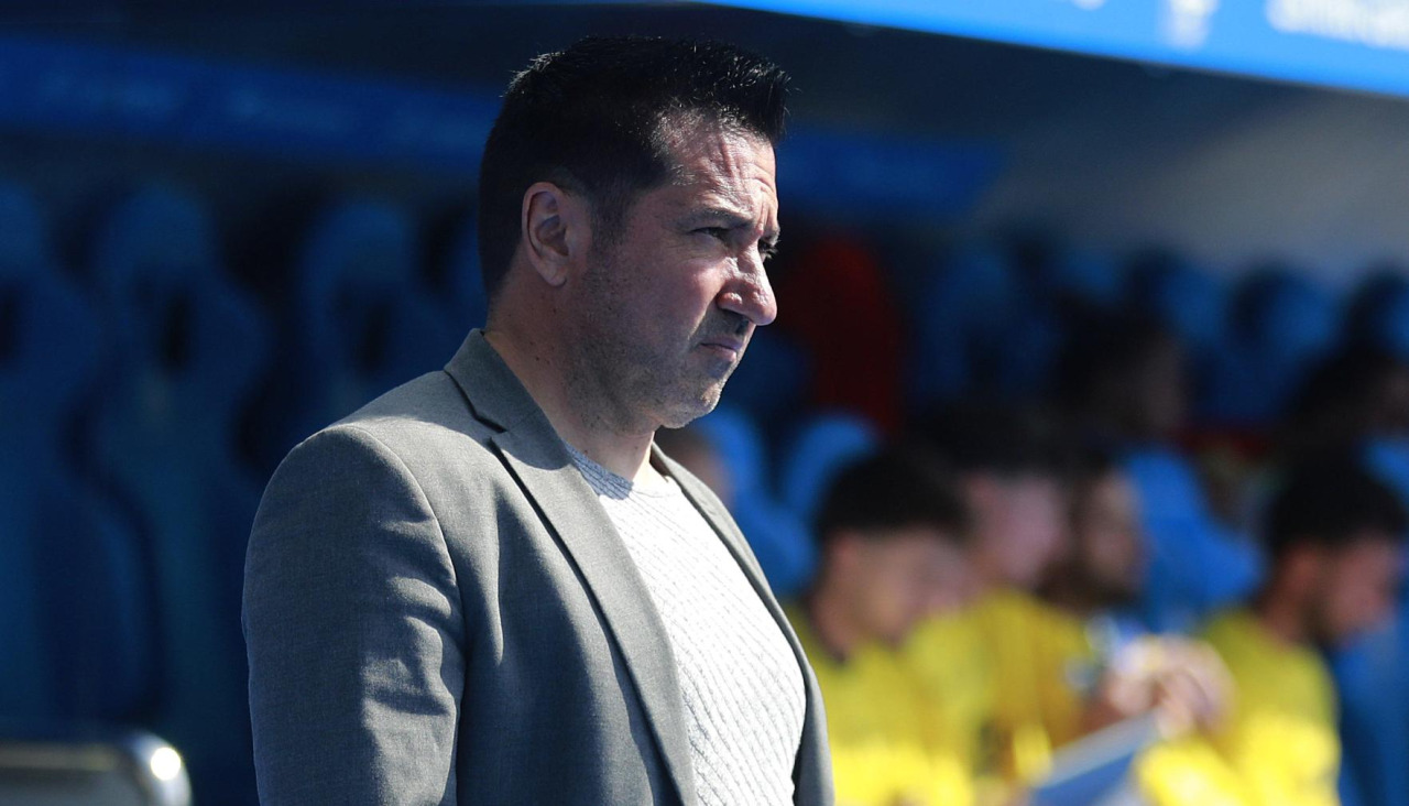 Fran Alonso en un partido de esta temporada
