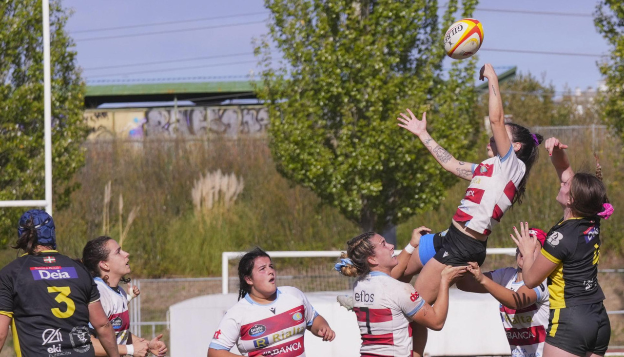 Imagen del partido de liga regular entre el CRAT y el Getxo