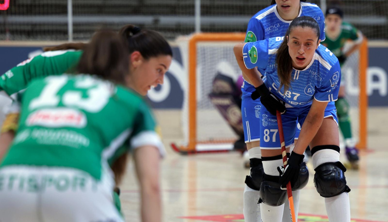 María Sanjurjo, en el partido de cuartos de final de la Copa de la Reina contra el Cerdanyola