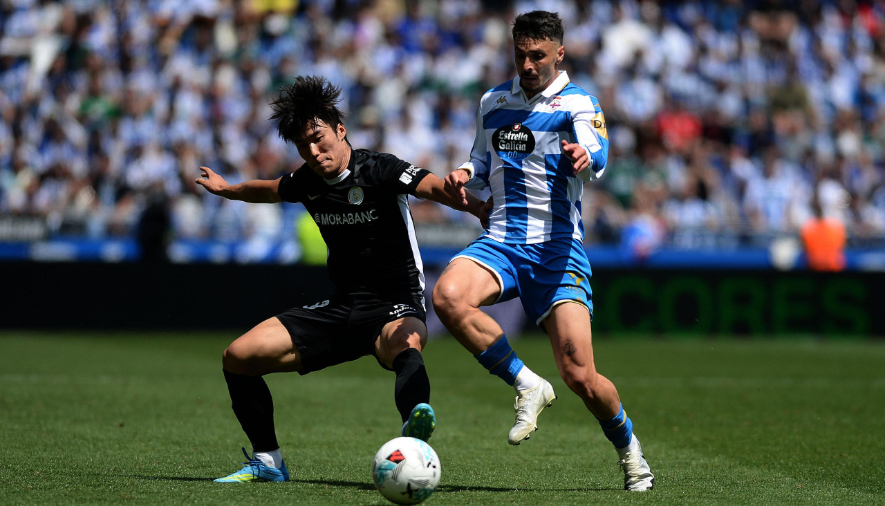 Quintana. Deportivo - Andorra en Riazor