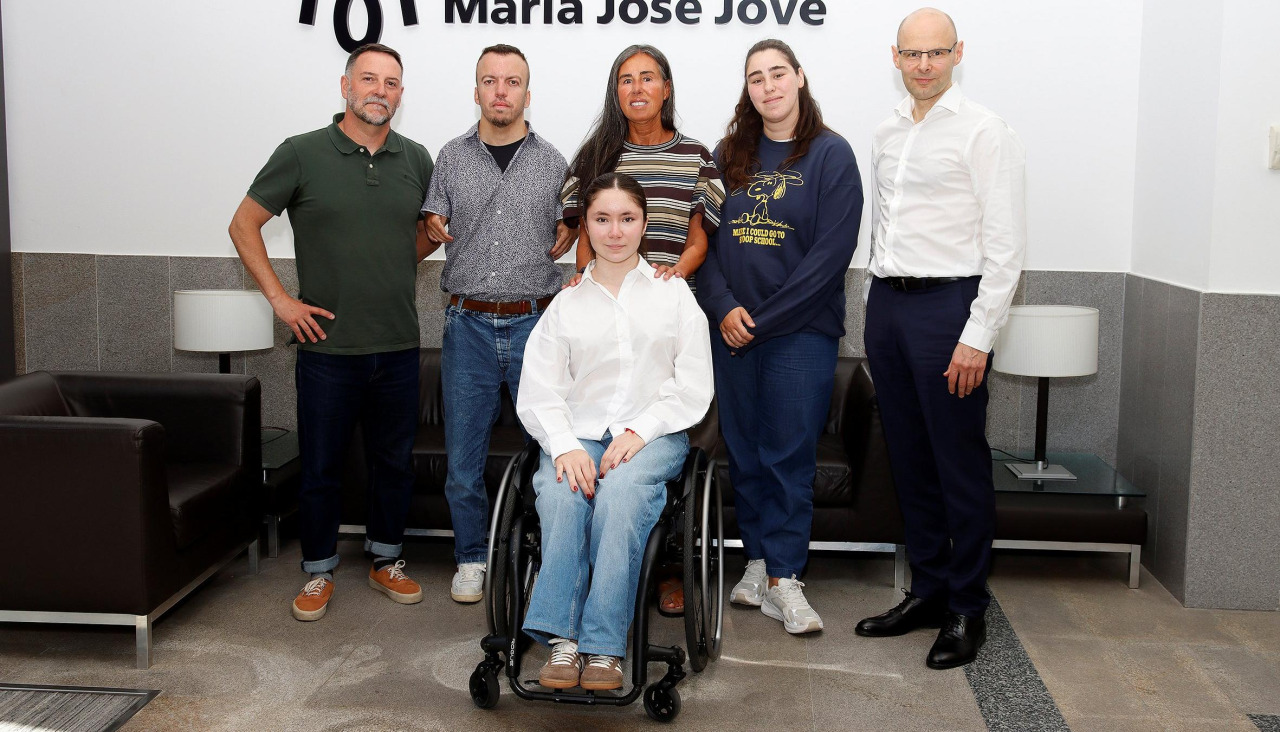 Martina Sande y Alberto Seoane, en la Fundación María José Jove